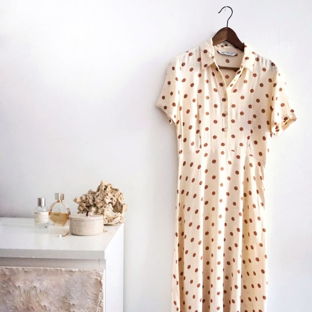 Zara Polka Dot Dress